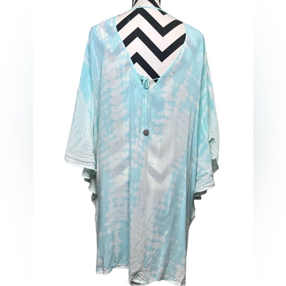 NWT Surf Gypsy Beachy Boho Sz M Embroidered Beach Cover Up Tunic - Picture 7 of 16